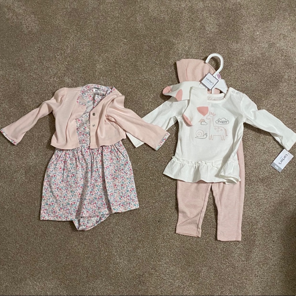Carter’s Baby Girl Clothes 9 months